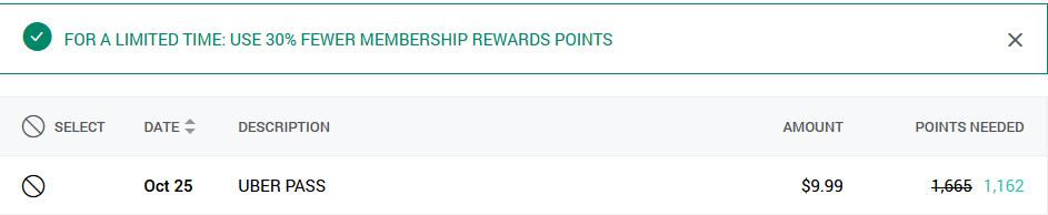 amex statement credit