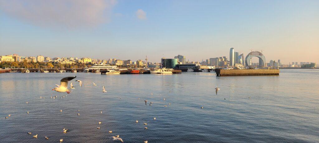 Caspian Sea Baku view
