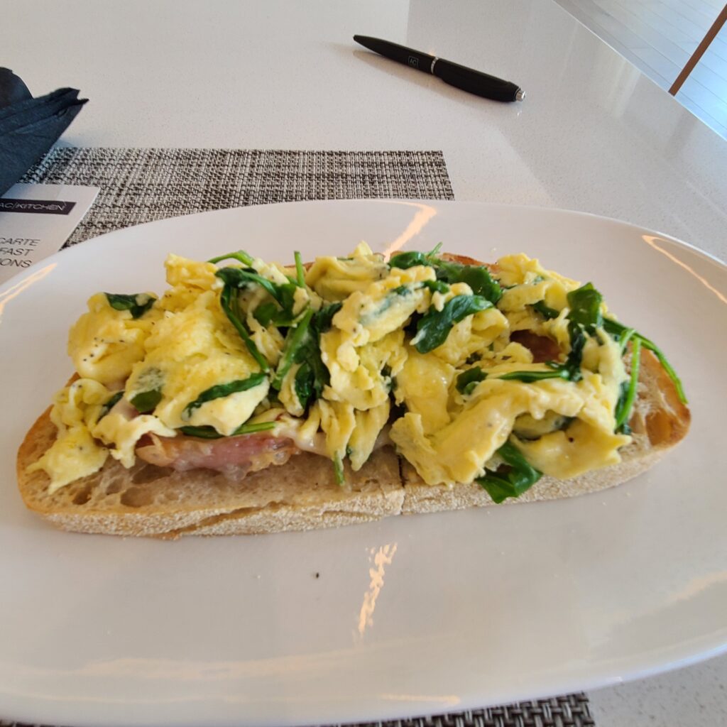 Marriott's Luxury Collection vs. Autograph Collection Brands 5 AC Hotel Moffett Park Open Toast with Eggs