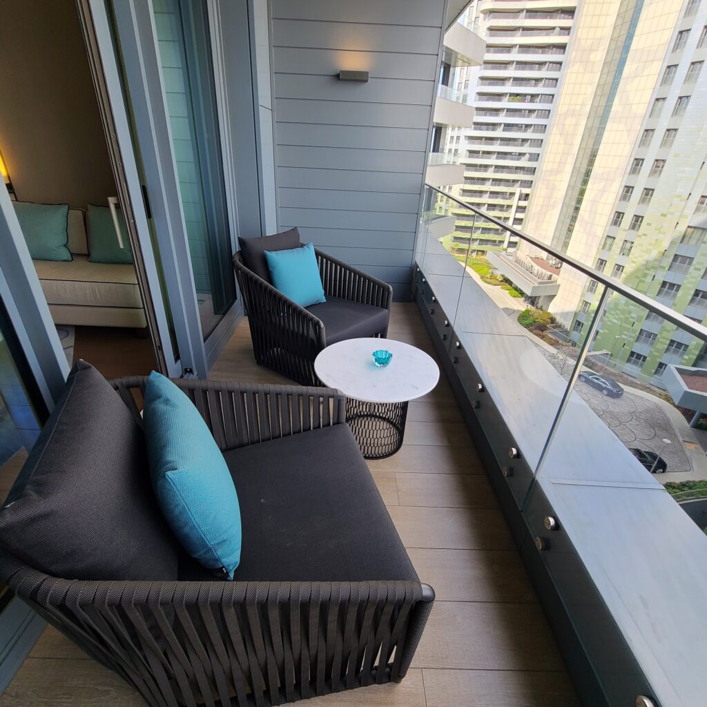 JW Marriott Istanbul Marmara Sea Deluxe Room Balcony