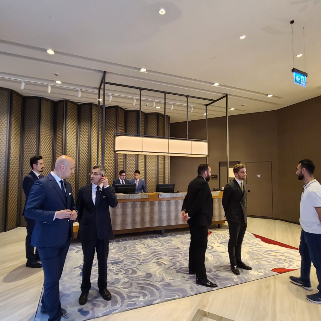 JW Marriott Istanbul Marmara Sea Reception Desk