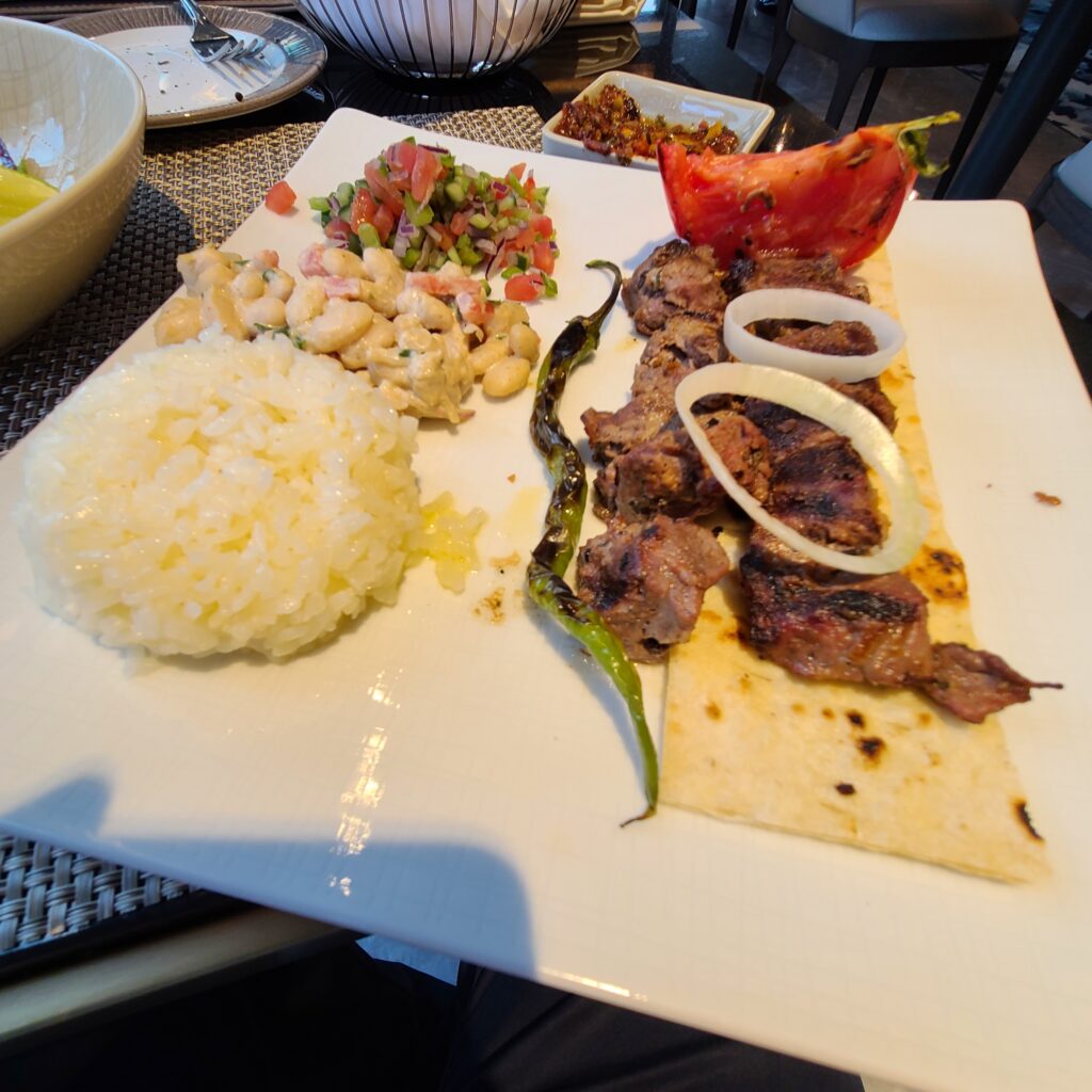 JW Marriott Istanbul Marmara Sea Ceres Restaurant- Lamb Shish