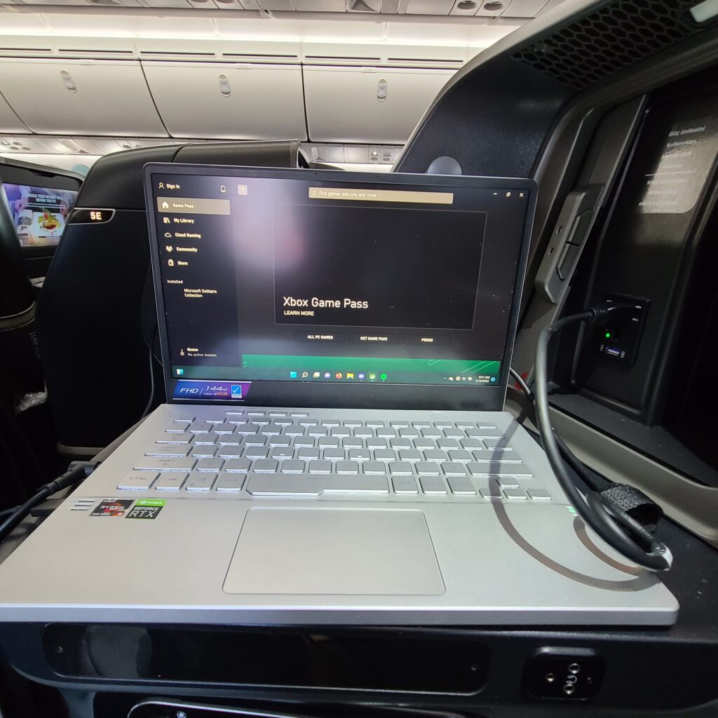Review: Turkish Airlines Business Class Boeing 787-9 Dreamliner (IST-SFO) 7 Turkish Airlines Business Class 787 Side Table
