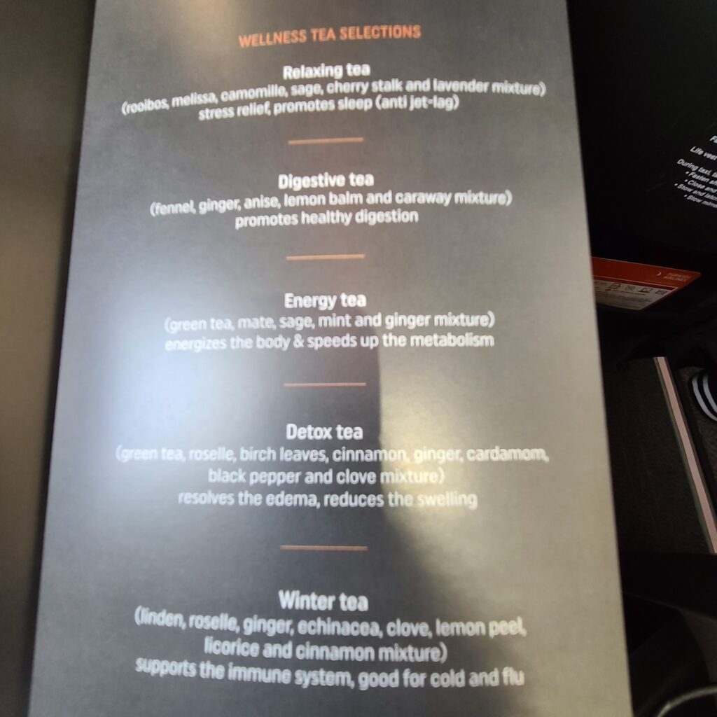 Review: Turkish Airlines Business Class Boeing 787-9 Dreamliner (IST-SFO) 33 Turkish Airlines Business Class 787 Beverages Menu