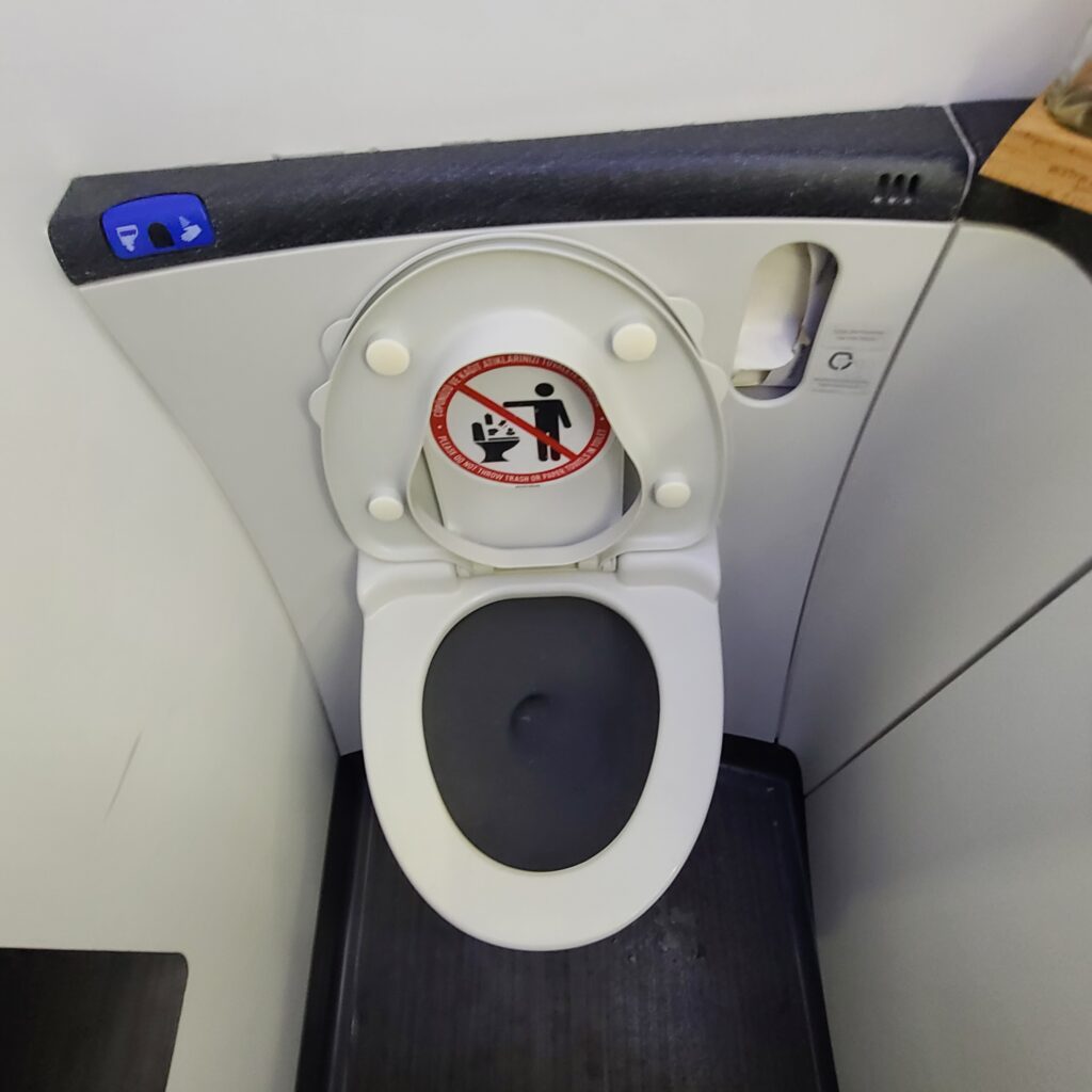 Review: Turkish Airlines Business Class Boeing 787-9 Dreamliner (IST-SFO) 43 Turkish Airlines Business Class 787 Toilet