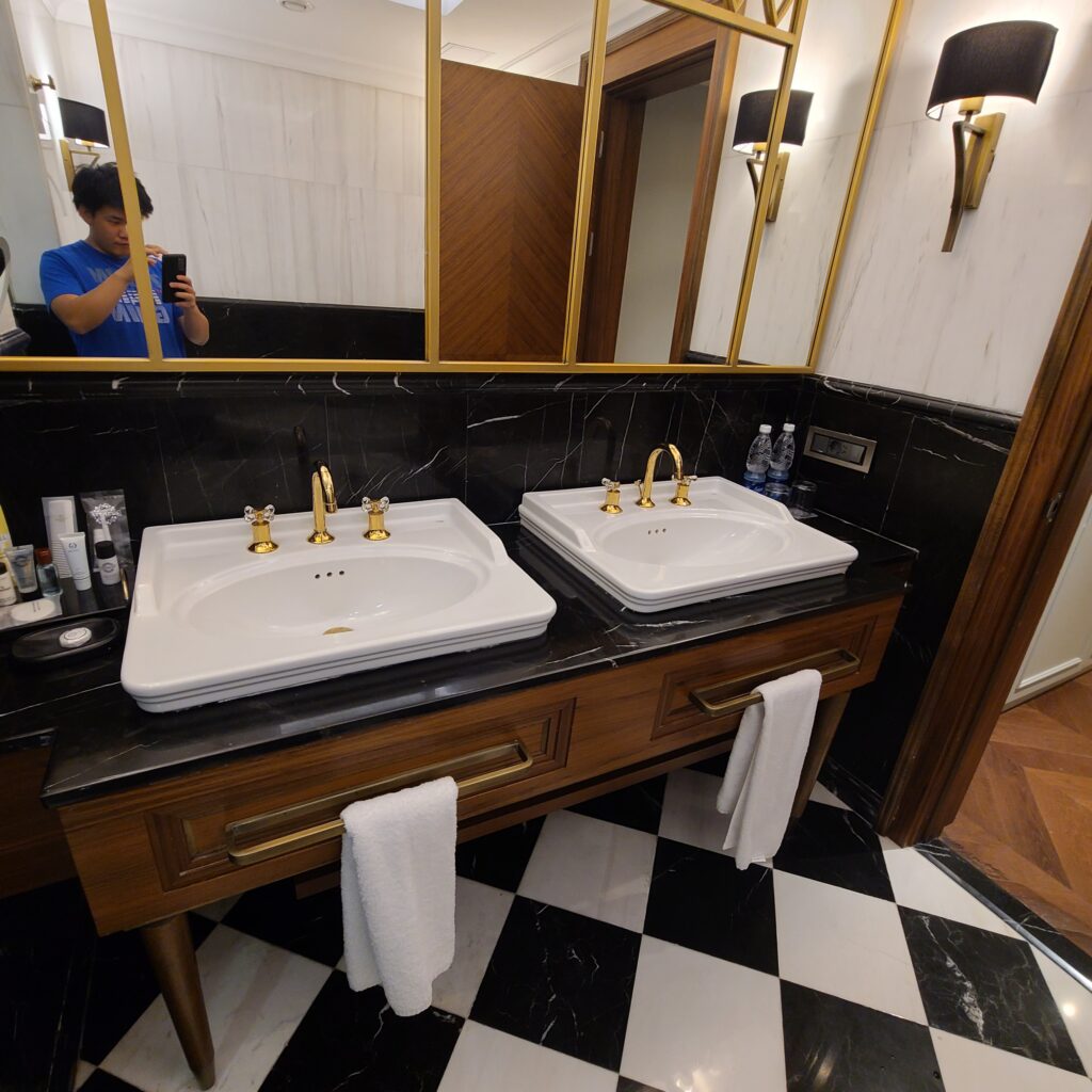 Sheraton Bishkek Junior Suite Bathroom Sinks