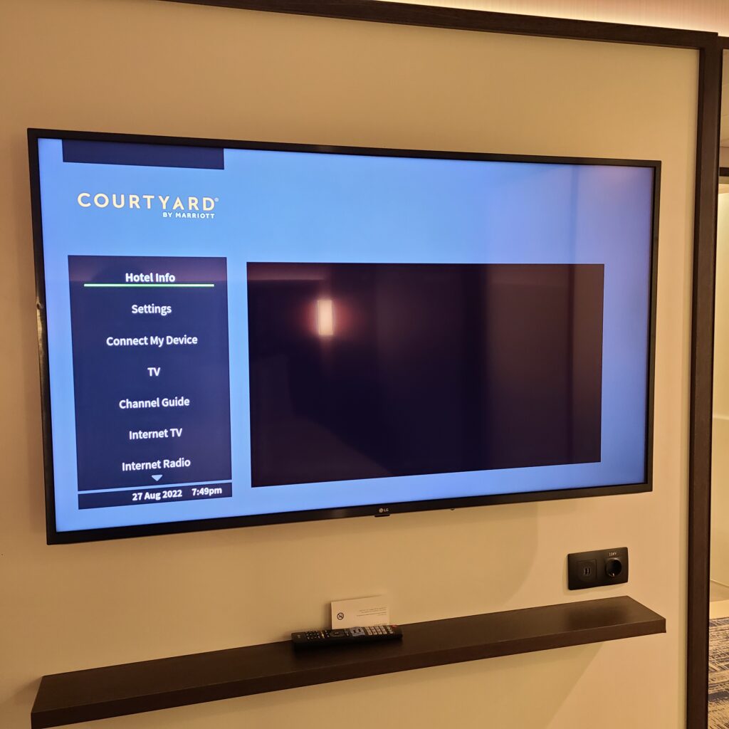 Courtyard by Marriott Tashkent Long Stay Suite Bedroom TV