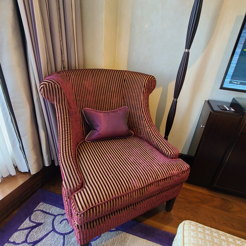The Ritz-Carlton, Almaty Junior Suite Junior Suite Bedroom Chair
