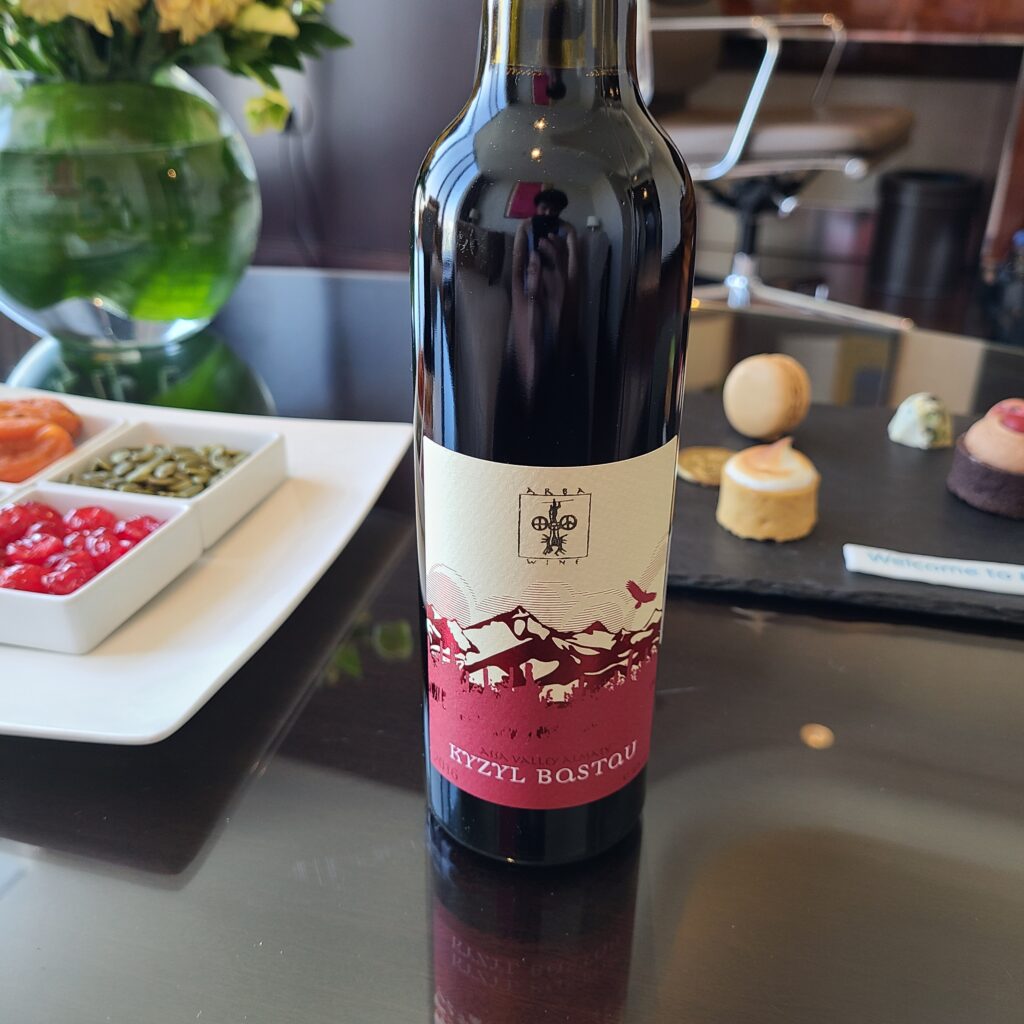 The Ritz-Carlton, Almaty Junior Suite Welcome Wine
