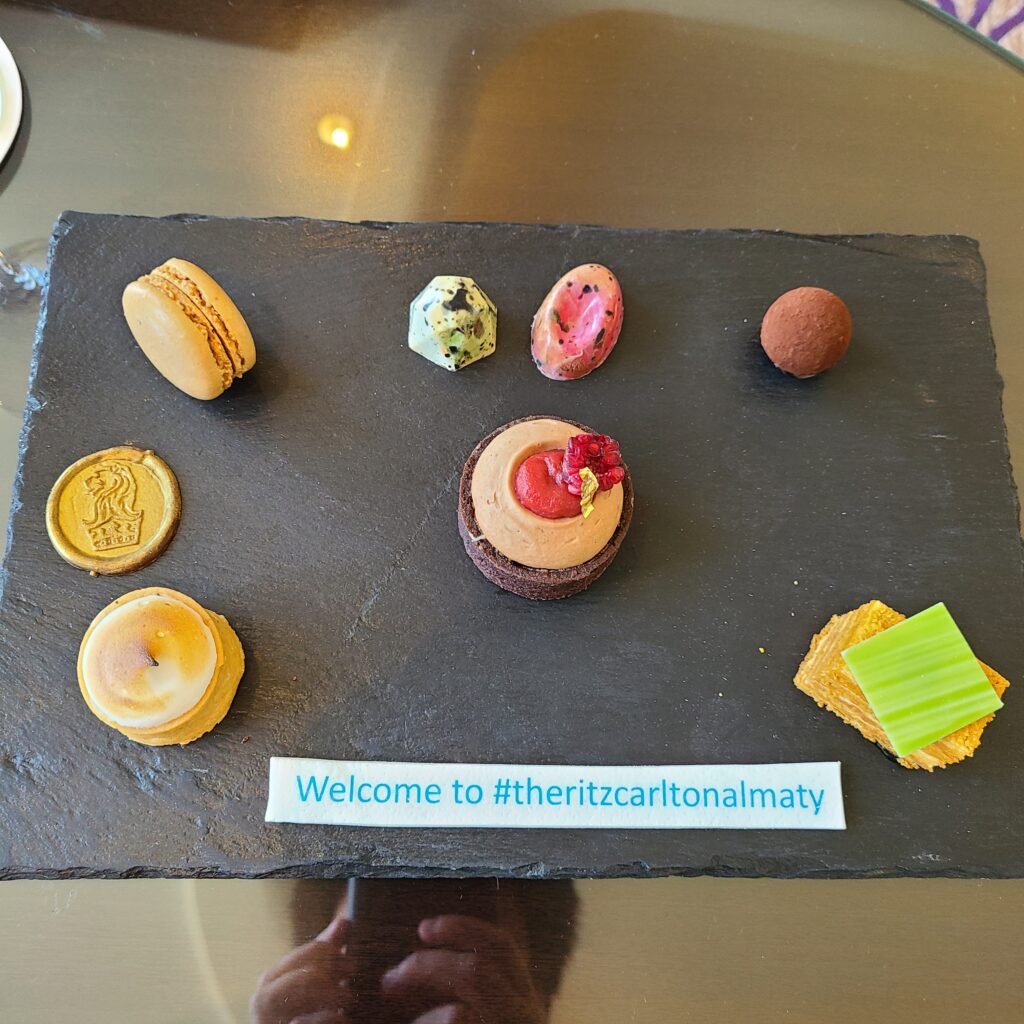 The Ritz-Carlton, Almaty Junior Suite Welcome Amenities