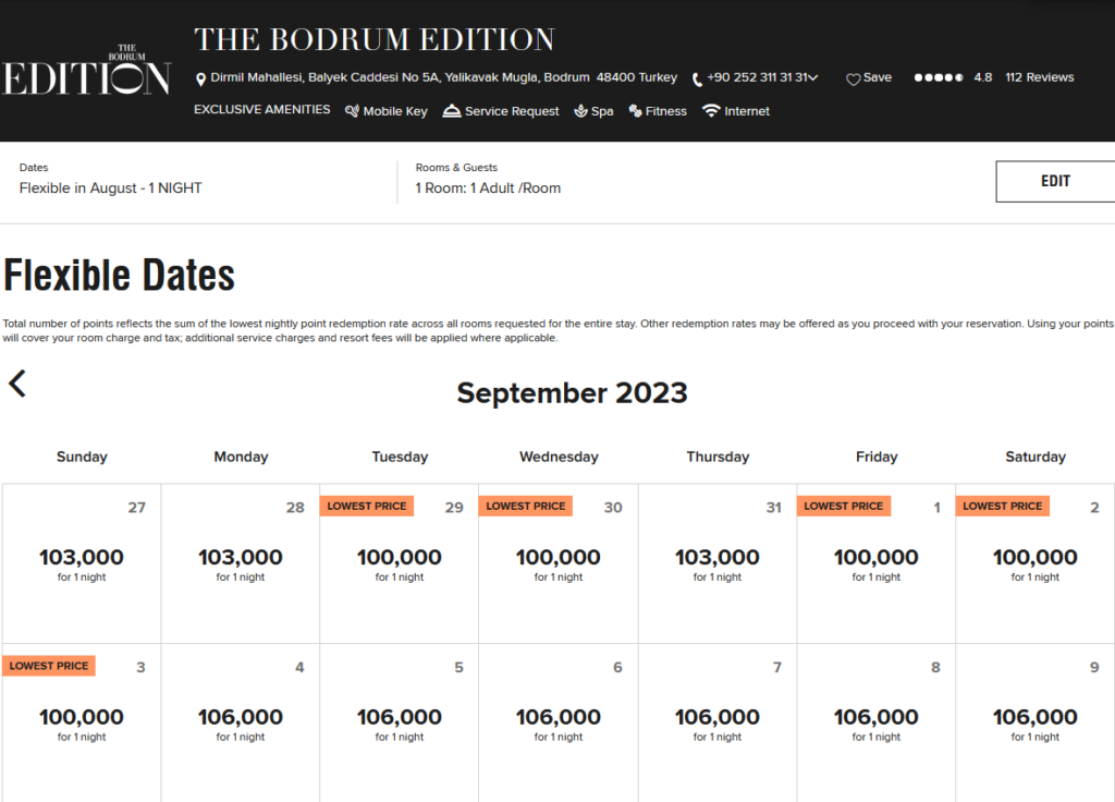 Marriott Bonvoy Full Dynamic Pricing Live for 2023 Bookings 11 Marriott Bonvoy Category 8 Peak in 2023