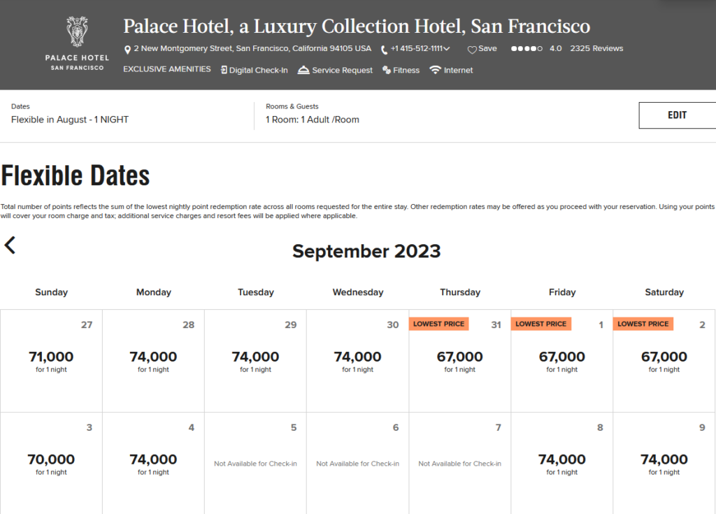 Marriott Bonvoy Full Dynamic Pricing Live for 2023 Bookings 9 Marriott Bonvoy Category 7 Peak in 2023