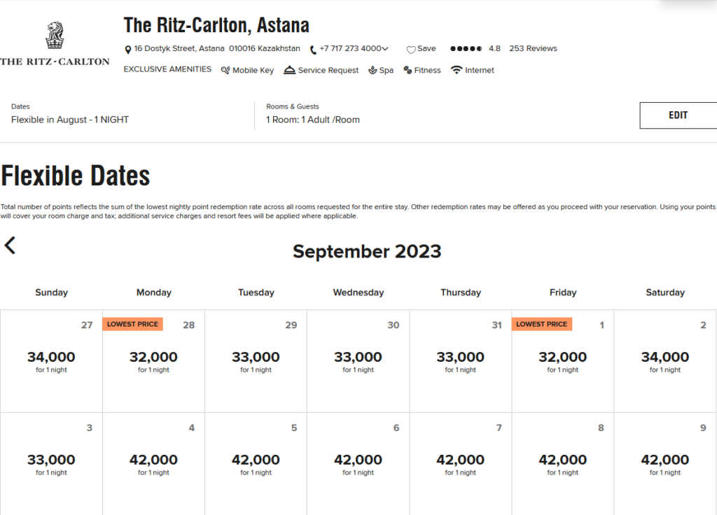 Marriott Bonvoy Full Dynamic Pricing Live for 2023 Bookings 7 Marriott Bonvoy Category 5 Peak in 2023