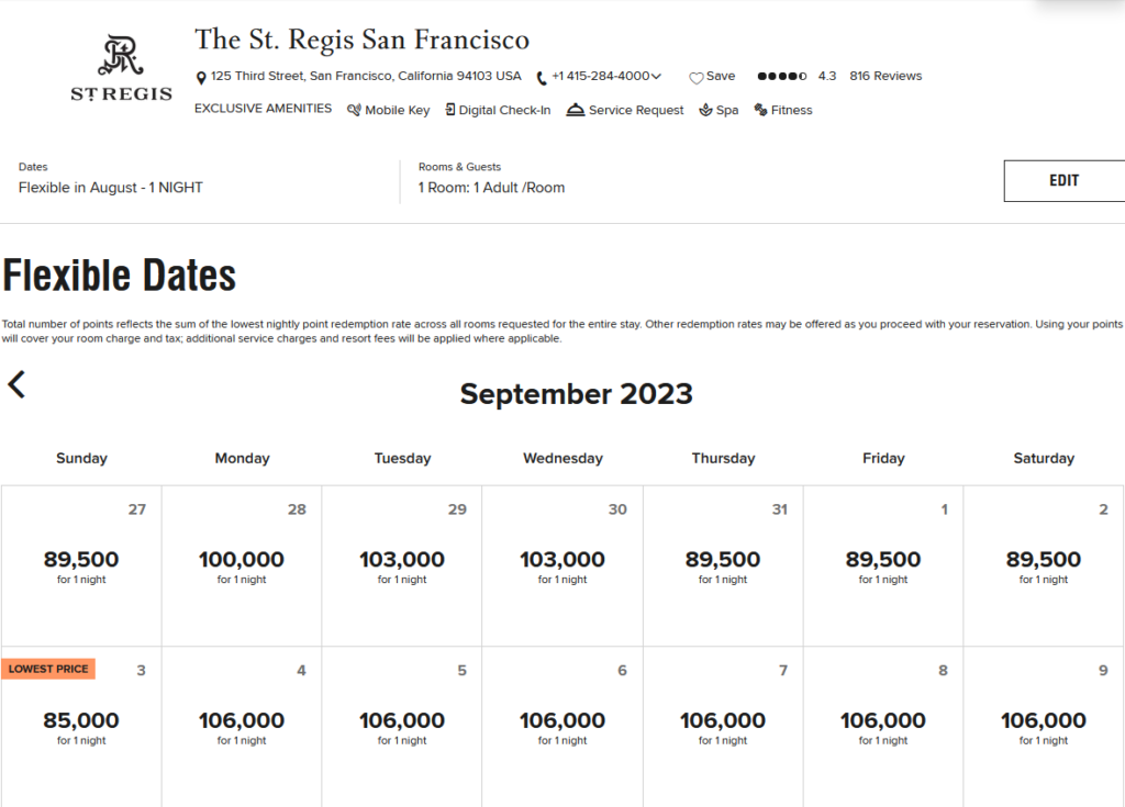 Marriott Bonvoy Full Dynamic Pricing Live for 2023 Bookings 10 Marriott Bonvoy Category 8 Peak in 2023