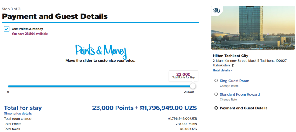 Hilton Honors Points & Money Rewards: Is It Worth Using? 7 Hilton Tashkent City Points & Money