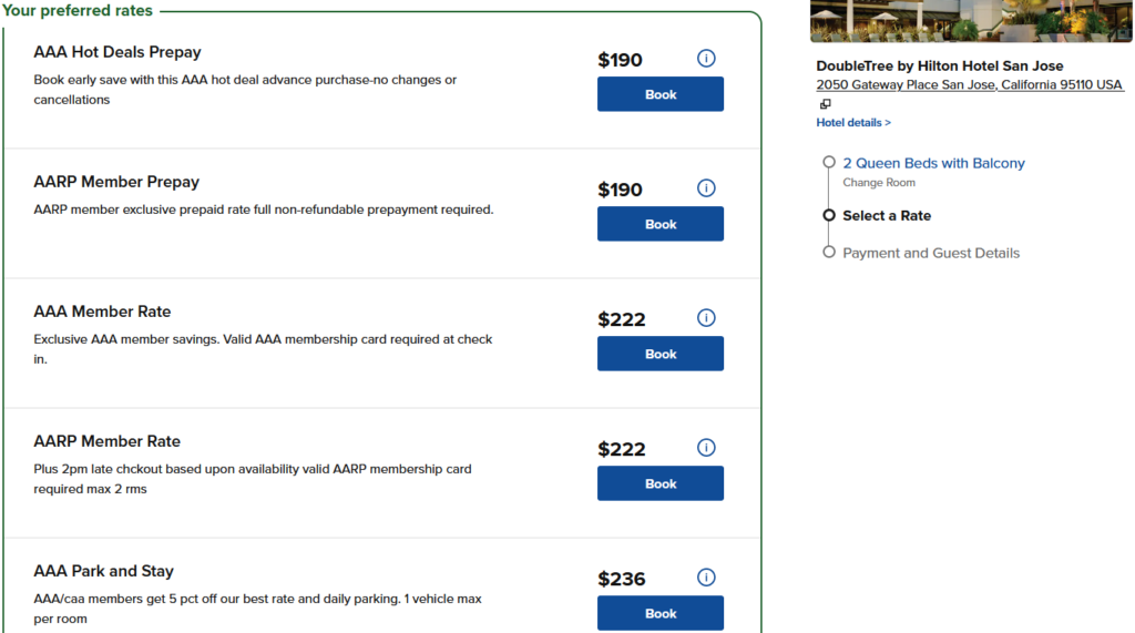 AAA vs. AARP Hilton Honors