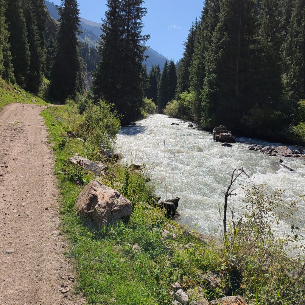Trekking & Overnight Yurt Stay in Altyn Arashan 5 Altyn Arashan Water Stream