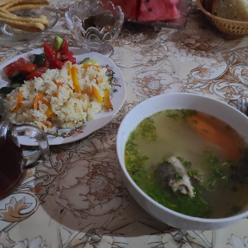 Trekking & Overnight Yurt Stay in Altyn Arashan 25 Yurt Camp Dinner- Plov and Shorpo