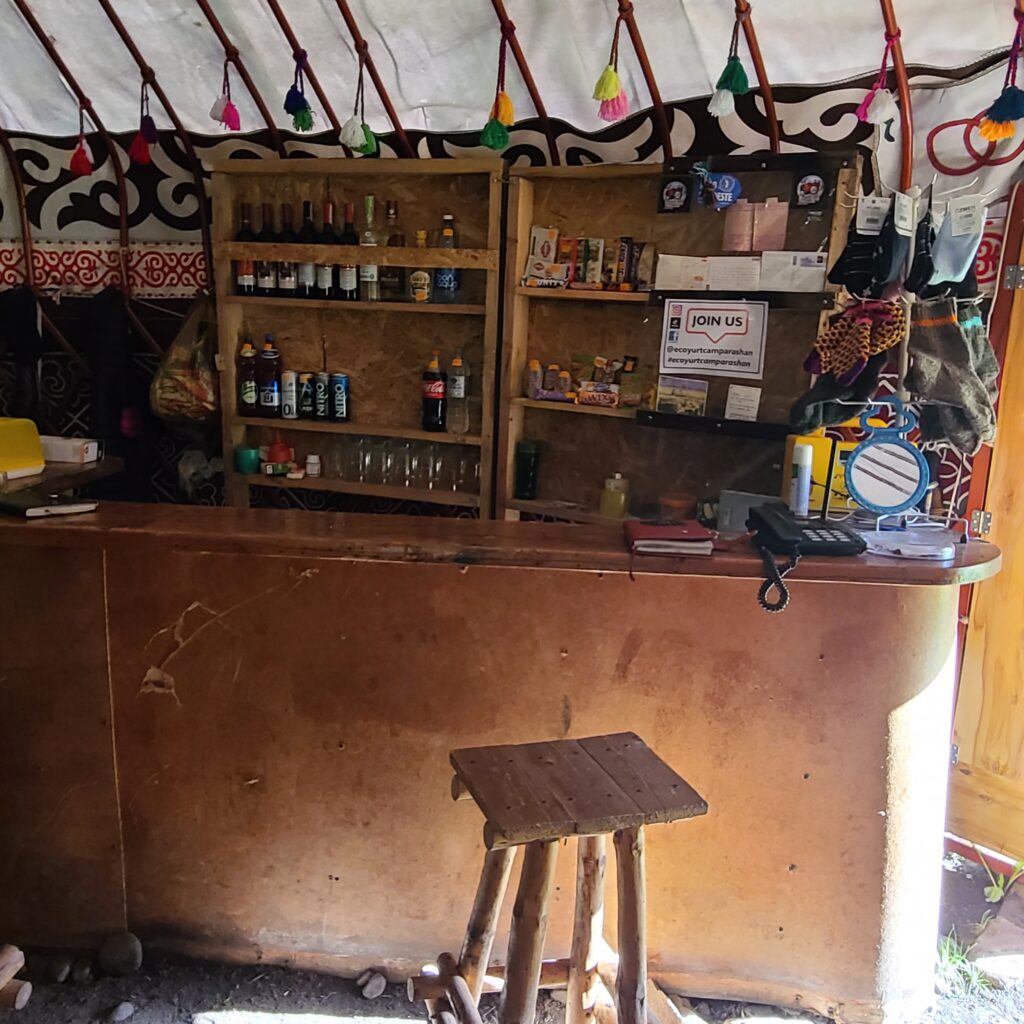 Trekking & Overnight Yurt Stay in Altyn Arashan 27 Altyn Arashan Yurt Camp Bar