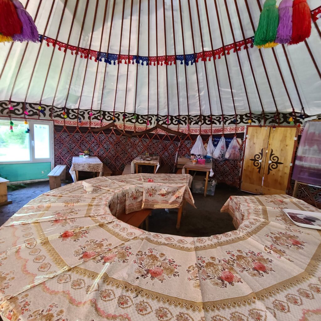 Trekking & Overnight Yurt Stay in Altyn Arashan 26 Altyn Arashan rYurt Camp Common Area