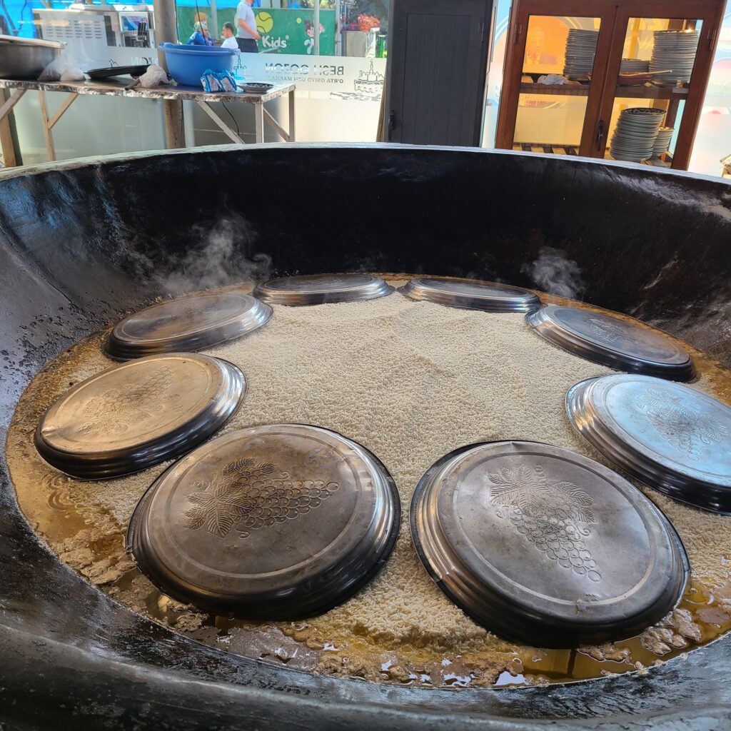 Besh Qozon: Giant Plov Kitchen in Uzbekistan 5 Besh Qozon Rice Cauldron