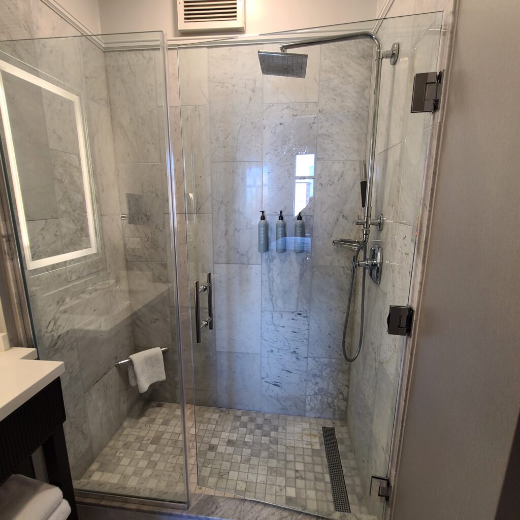 The Westin St. Francis San Francisco Grand Deluxe Shower