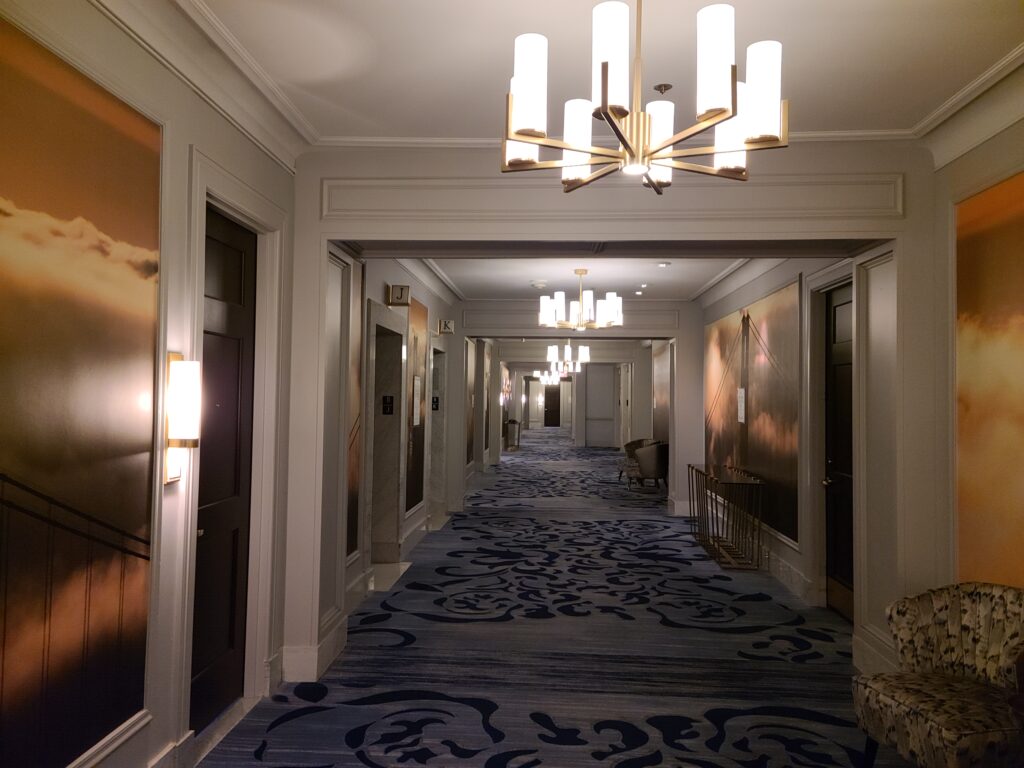 The Westin St. Francis San Francisco Room Hallway