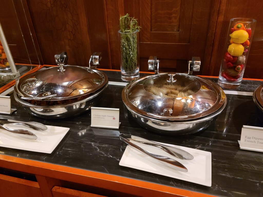 The Westin St. Francis San Francisco Oak Room Breakfast Hot Food