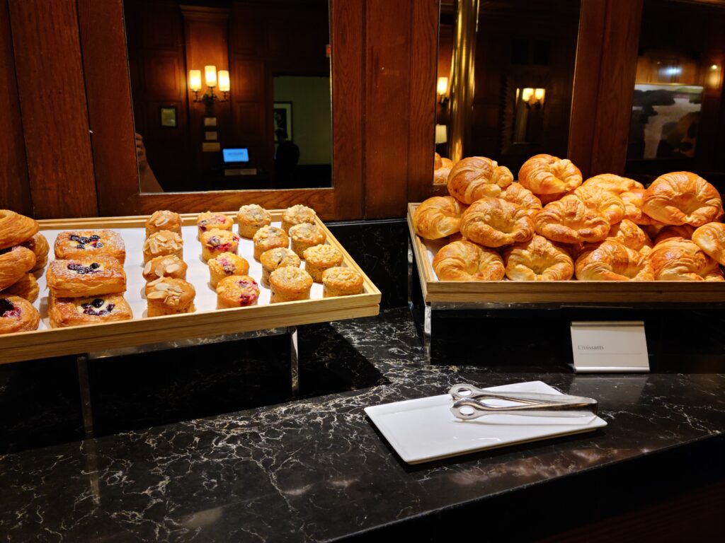 The Westin St. Francis San Francisco Oak Room Breakfast Pastries