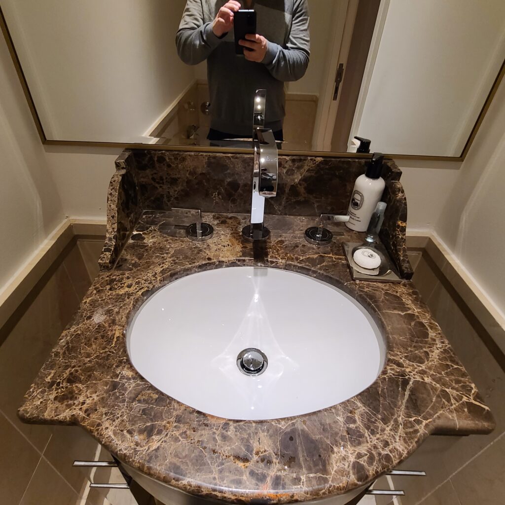 The Ritz-Carlton, Budapest Family Suite Half Bathroom Vanity