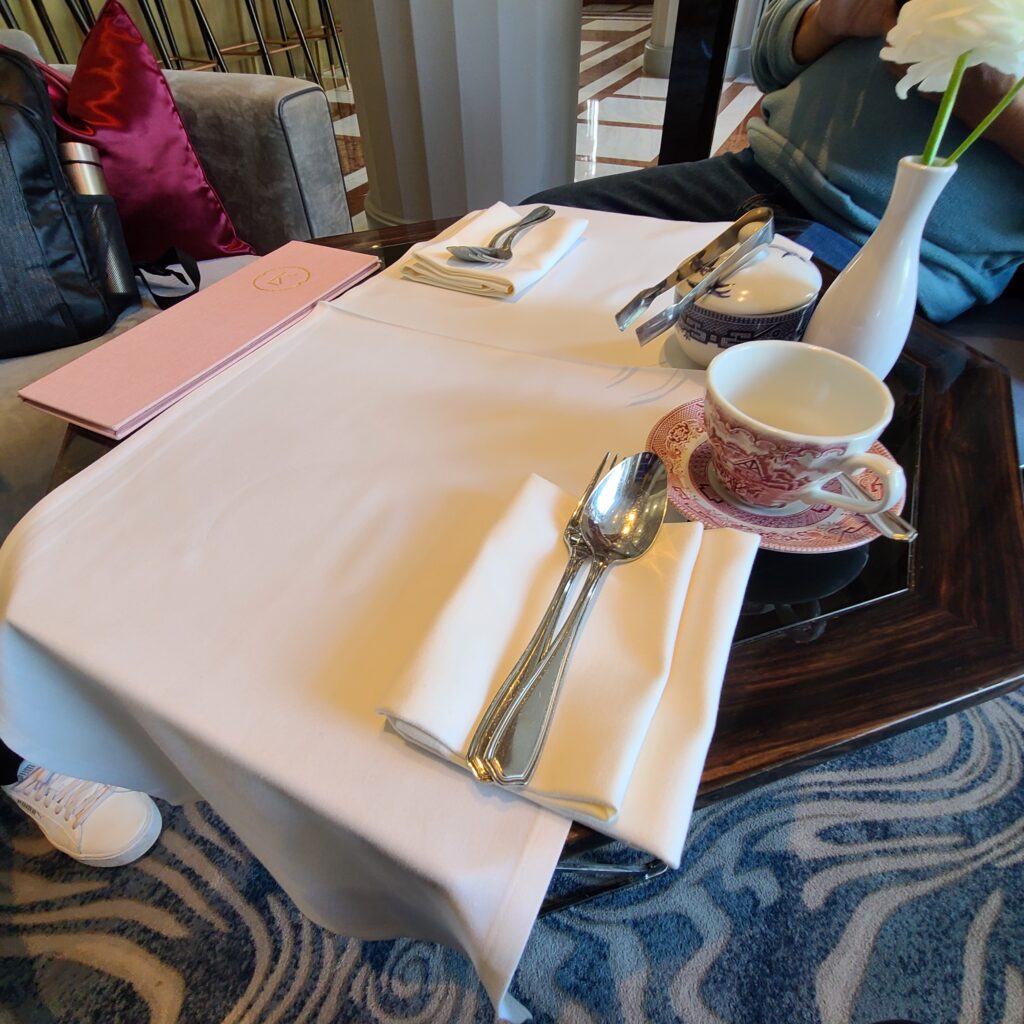 The Ritz-Carlton, Budapest Kaffe Wien Table