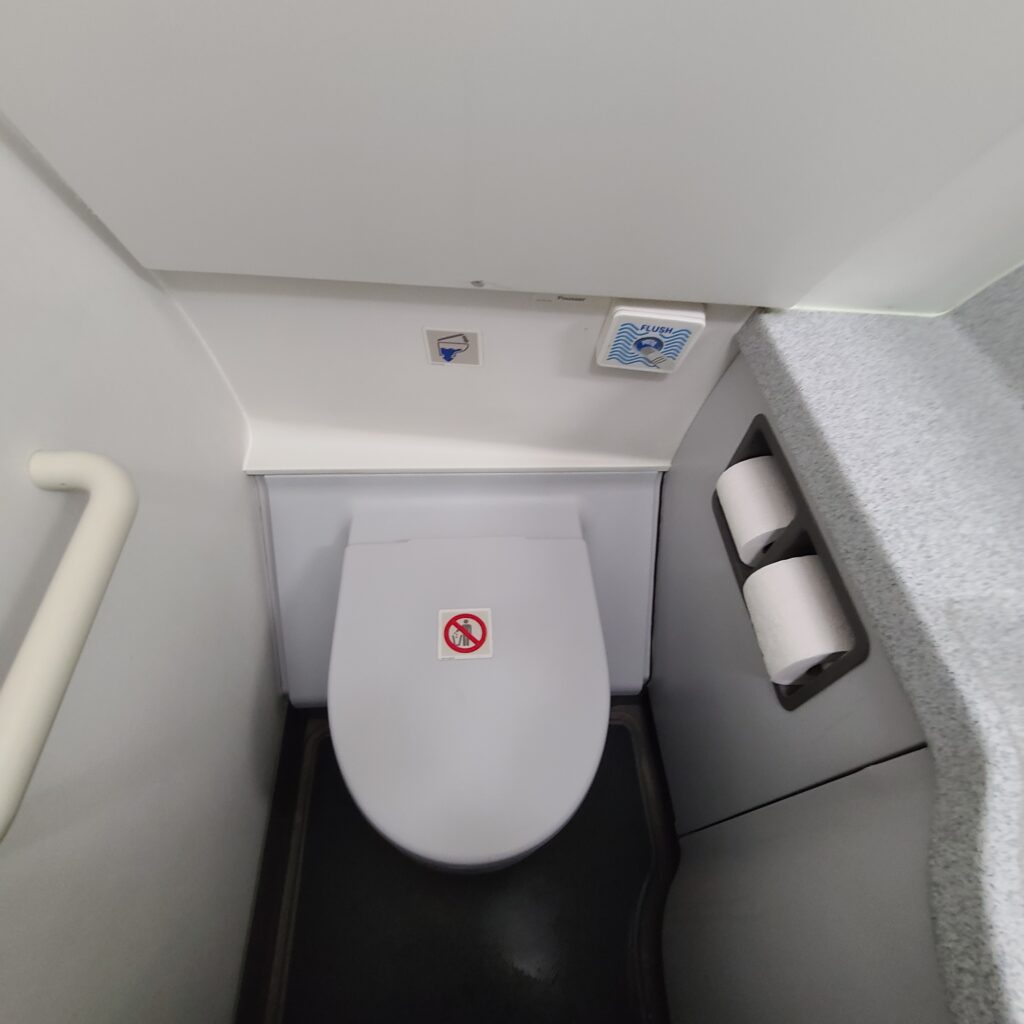 Review: Air France Business Class Airbus A320 (CDG-PRG) 11 Air France Business Class Airbus A320 Lavatory