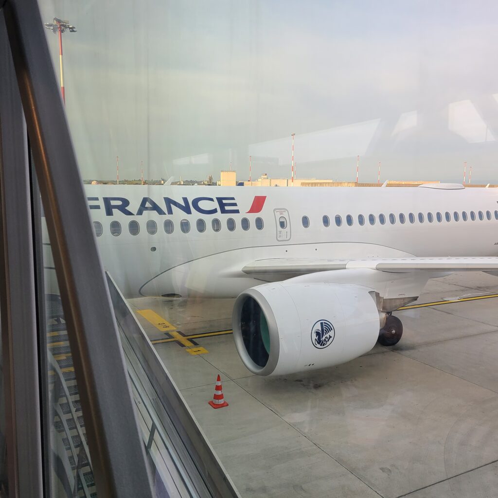 Review: Air France Airbus A220-300 Economy Class (FCO-CDG) 5 FCO Runway