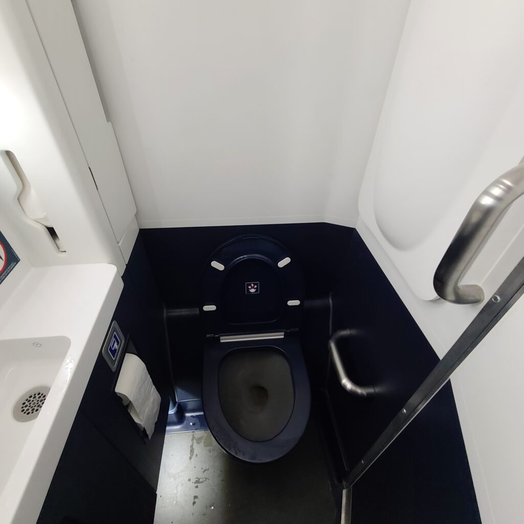 Review: Air France Airbus A220-300 Economy Class (FCO-CDG) 19 Air France Airbus A220-300 Lavatory Toilet