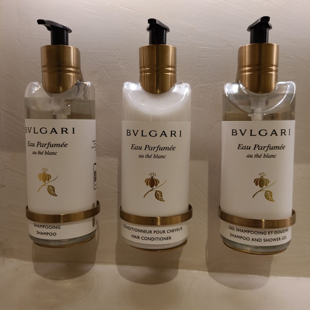 Katara Hills Doha, Hilton BVLGARI Toiletries