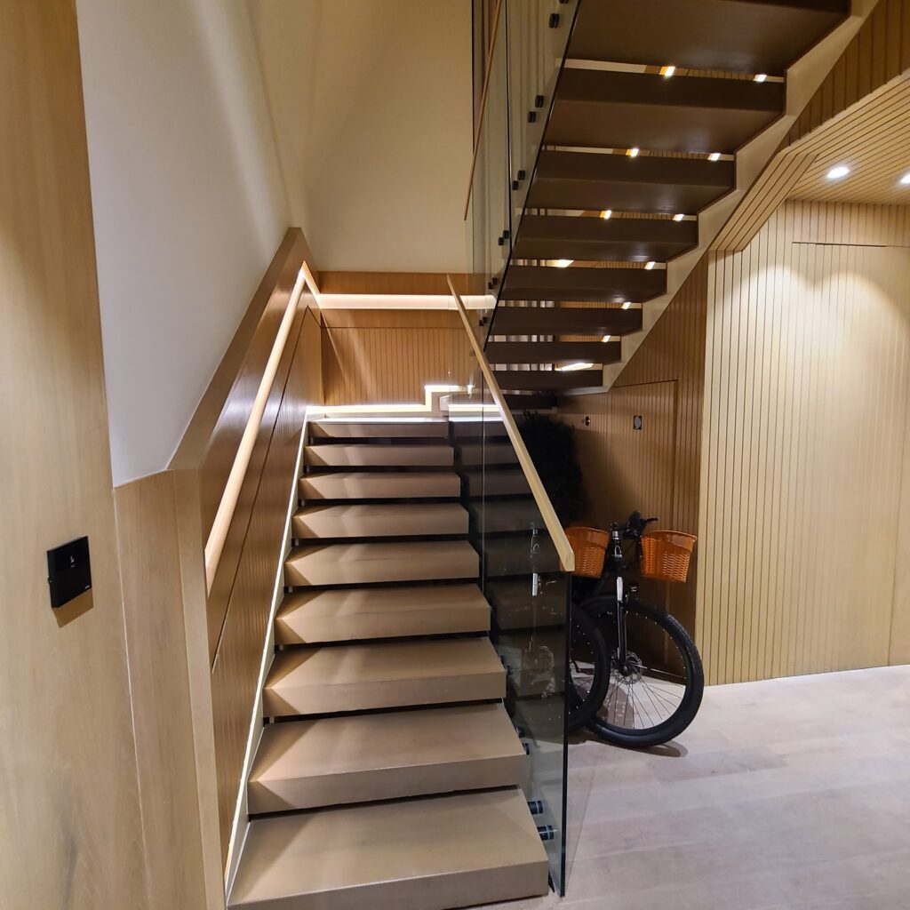 Katara Hills Doha, Hilton LXR Villa Stairs