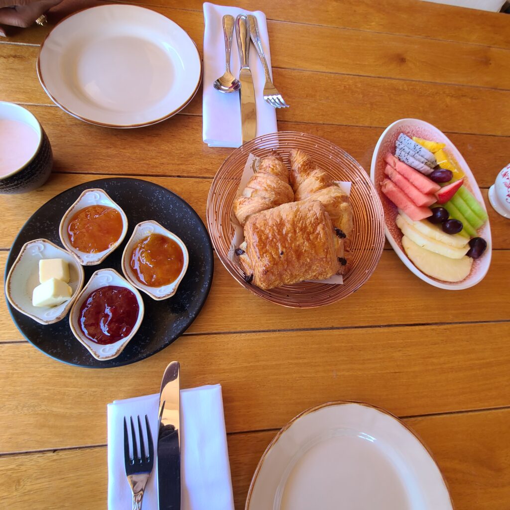 Katara Hills Doha, Hilton LXR Katara Breakfast Pastries & Fruit