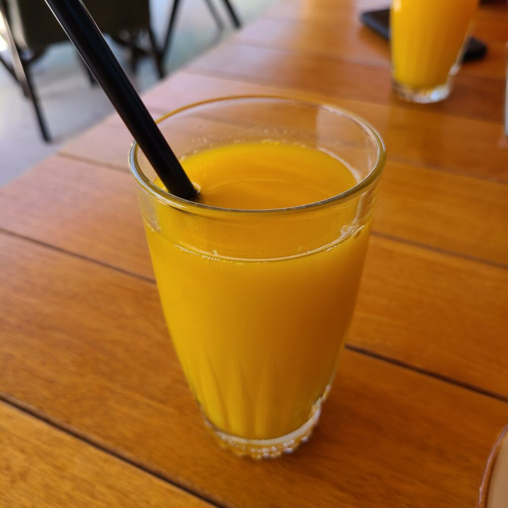 Katara Hills Doha, Hilton LXR Katara Breakfast Orange Juice