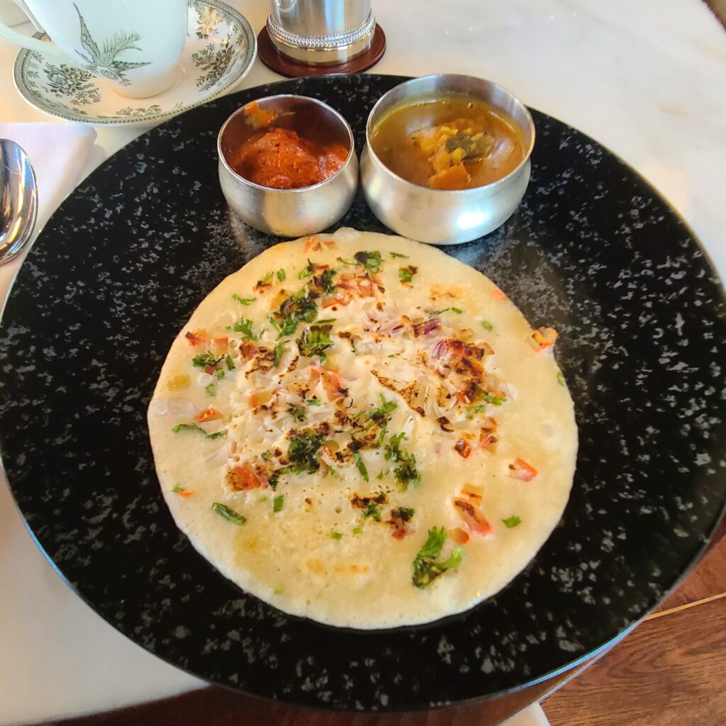 Katara Hills Doha, Hilton LXR Katara Gymkhana Indian Breakfast Uttapam
