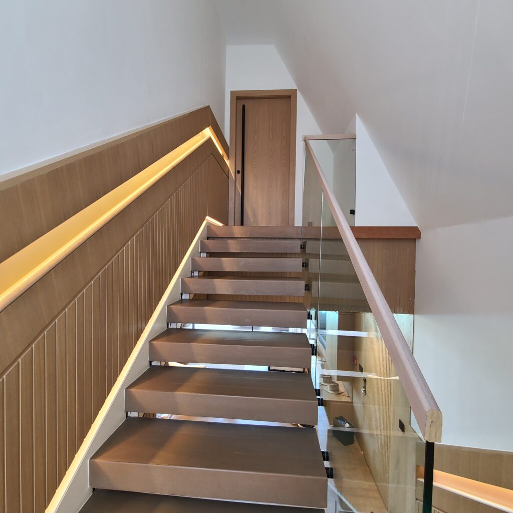 Katara Hills Doha, Hilton LXR Villa Stairs