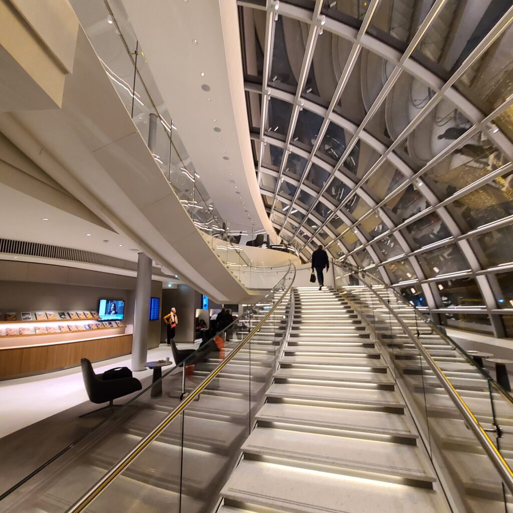 Air France Paris CDG Terminal 2F Stairs to Second Floor