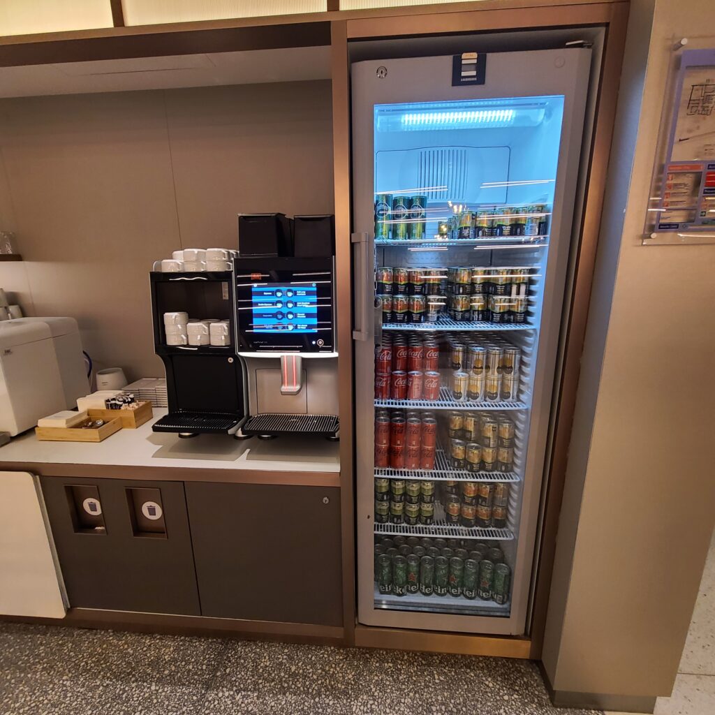 Air France Paris CDG Terminal 2F Drink Stations