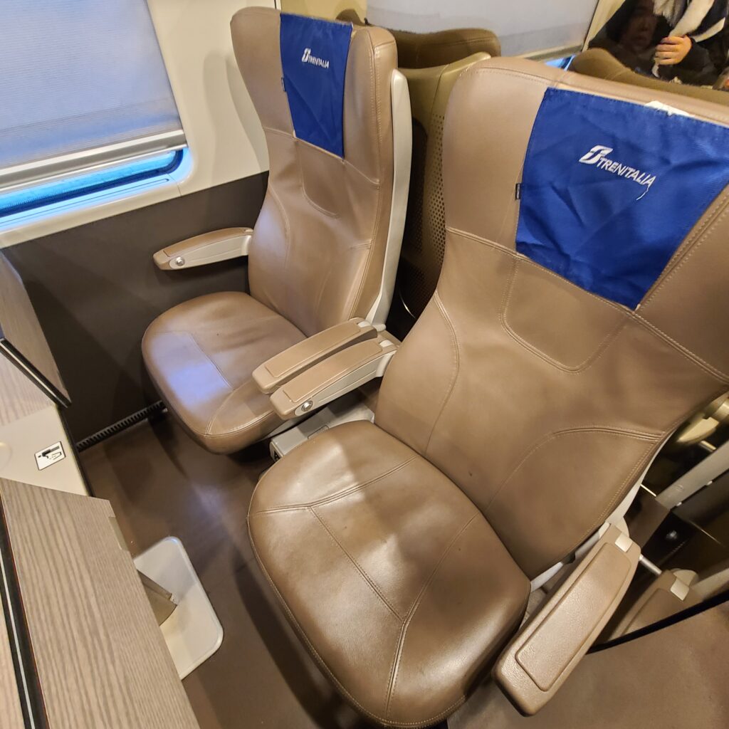 Frecciarossa Business Class Seats