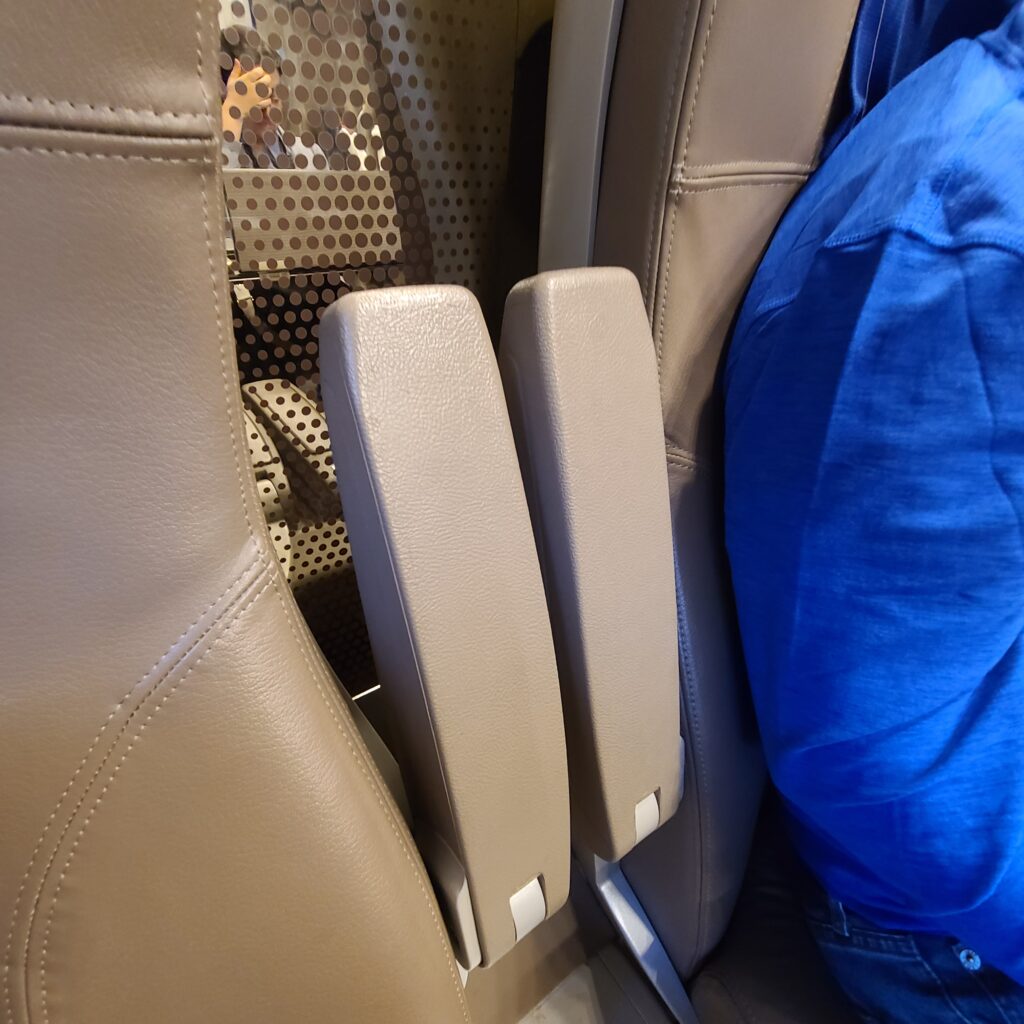 Frecciarossa Business Class Seats Arm Rests