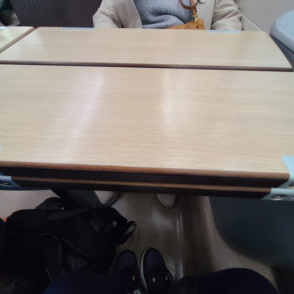 Frecciarossa Standard Class Table