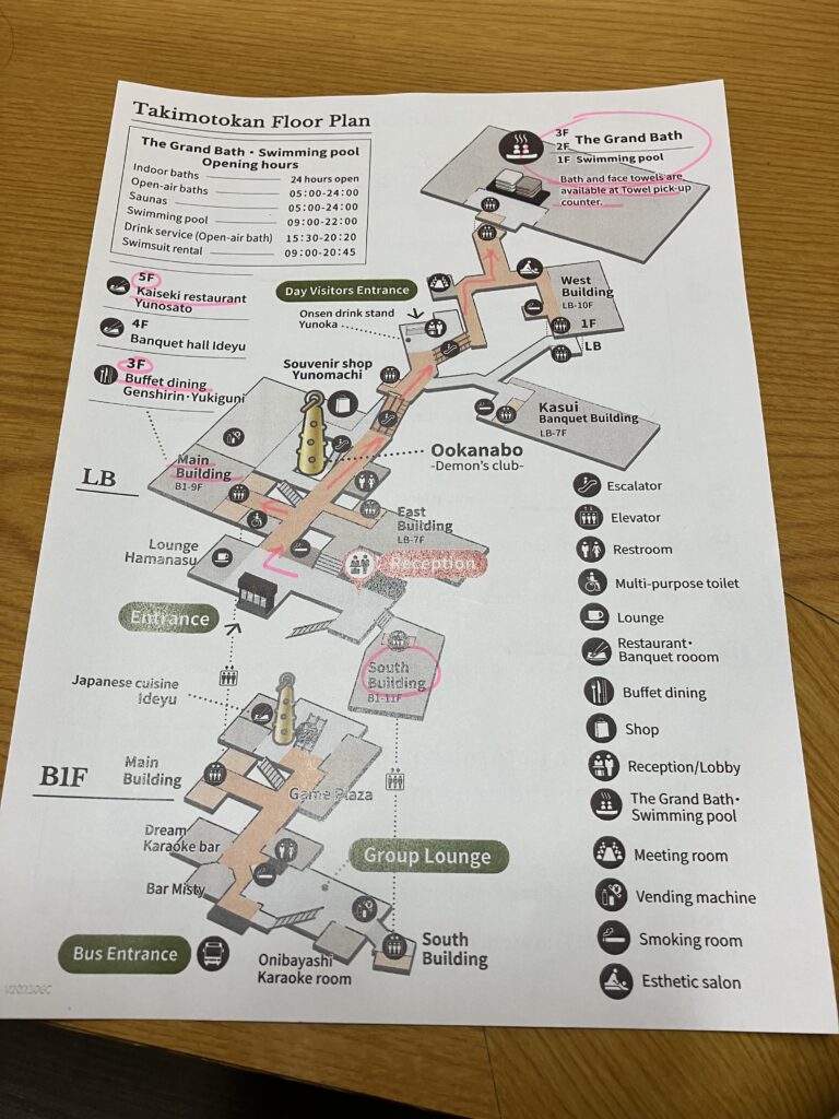 Dai-ichi Takimotokan Map