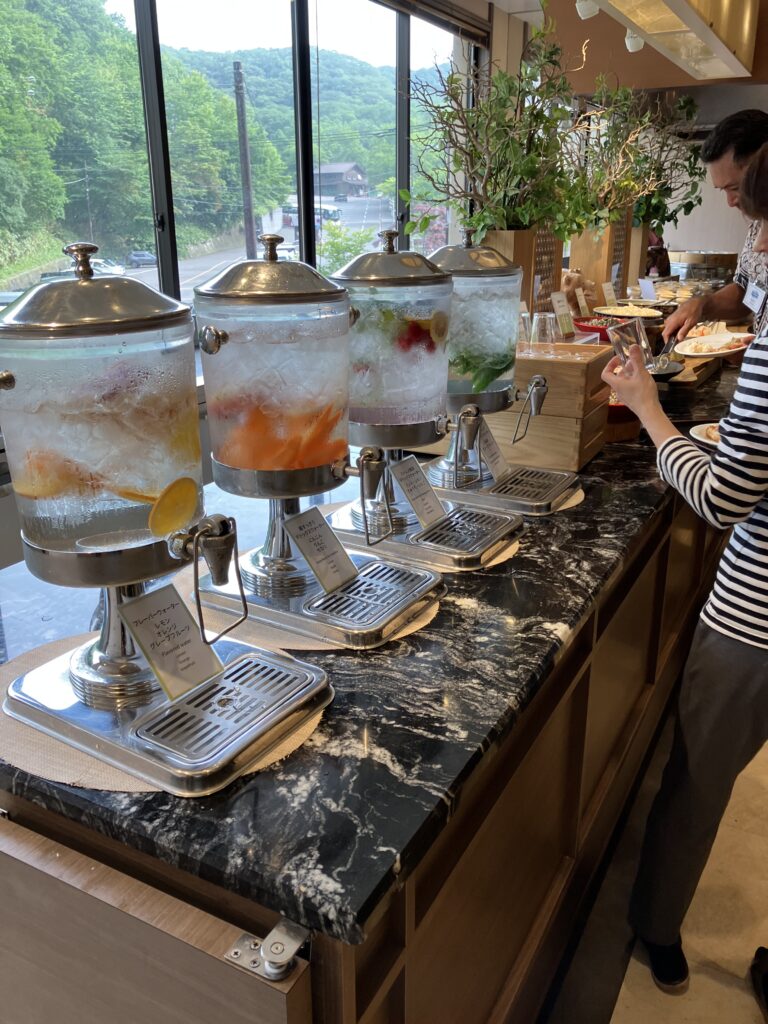 Dai-ichi Takimotokan Breakfast Infused Water Stations