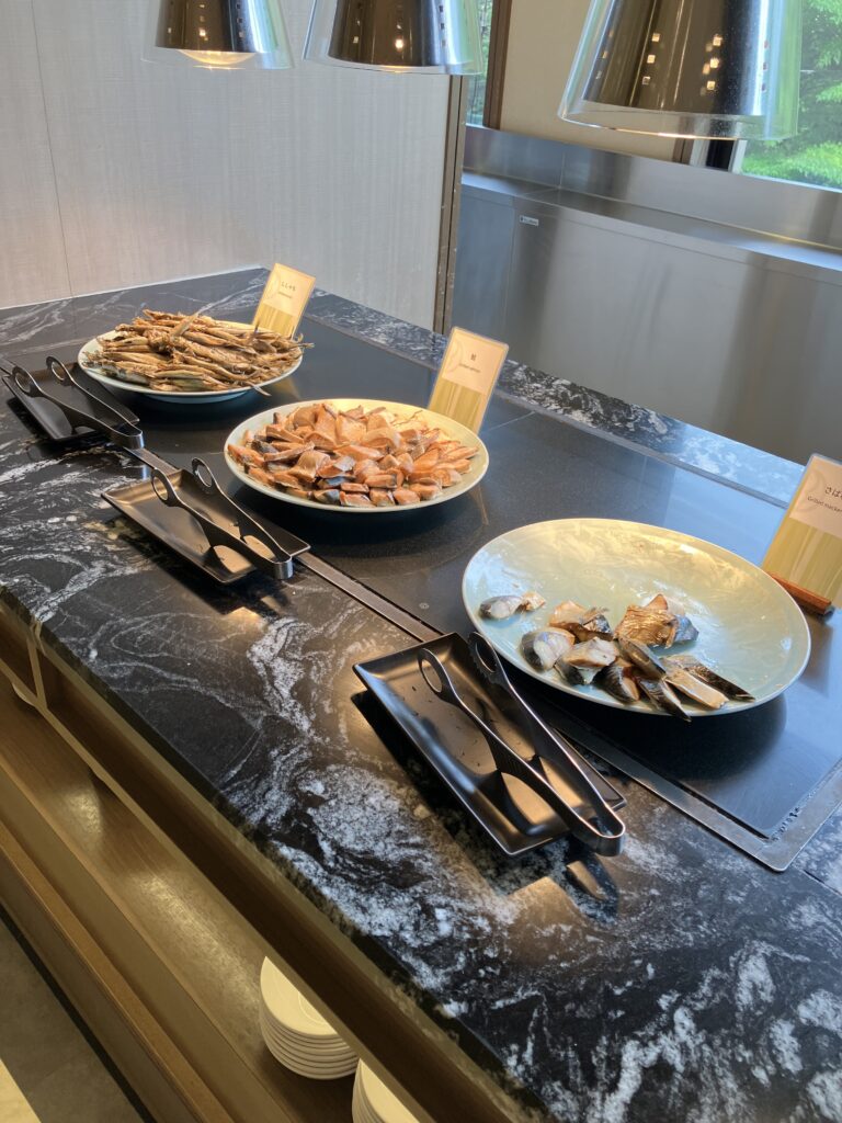 Dai-ichi Takimotokan Buffet Breakfast Grilled Fish