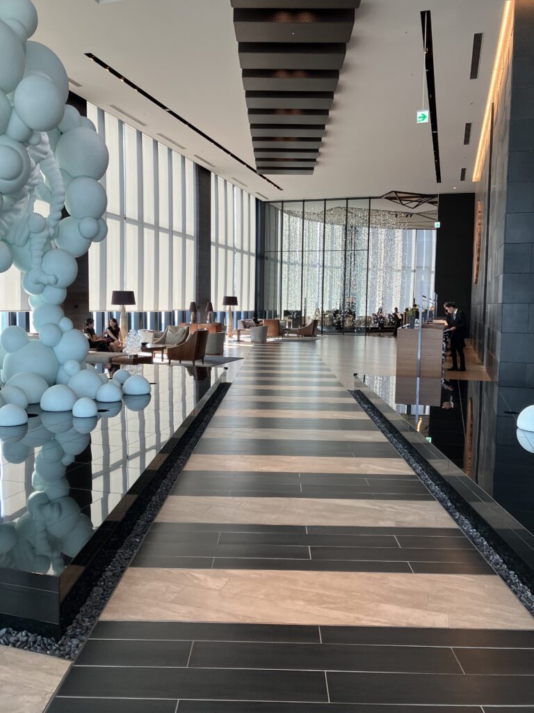 Conrad Osaka Path to Front Desk