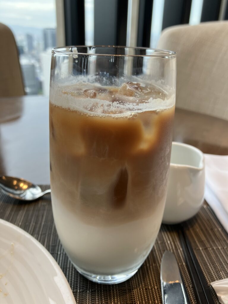 Conrad Osaka Breakfast Iced Latte